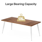 6FT Large Modern Conference Table for Meeting Room - N/A