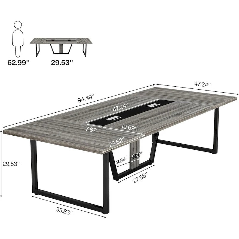 8FT Conference Table for 10 People