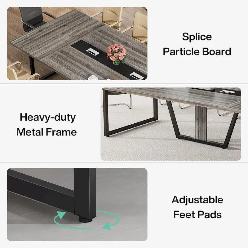 8FT Conference Table for 10 People