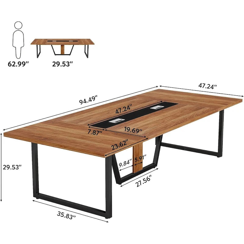 8FT Conference Table for 10 People