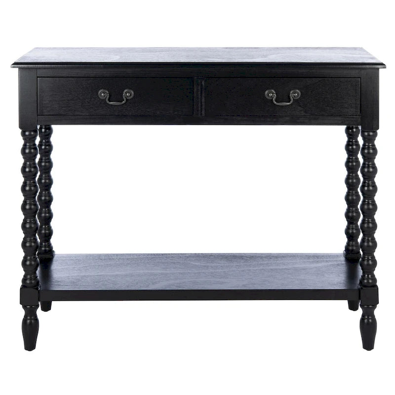 SAFAVIEH Henretta 2-Drawer Console Table - 35.5 W x 13 L x 29.5 H - 35.5 W x 13 L x 29.5 H - 36Wx13Dx30H