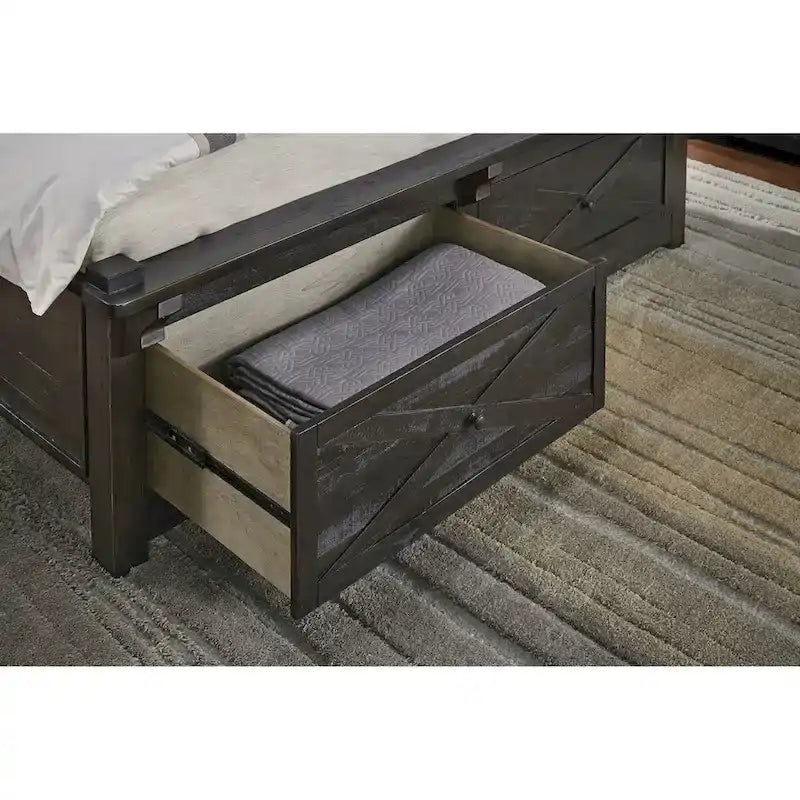 Particle Board Simply Solid Sharla Solid Wood 5 - Piece Storage Bedroom Collection - Photo 5