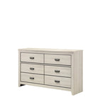 Edyth 5 Piece White LED Panel Bedroom Set - Photo 7