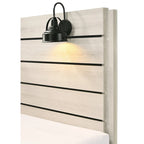 Edyth 5 Piece White LED Panel Bedroom Set - Photo 13