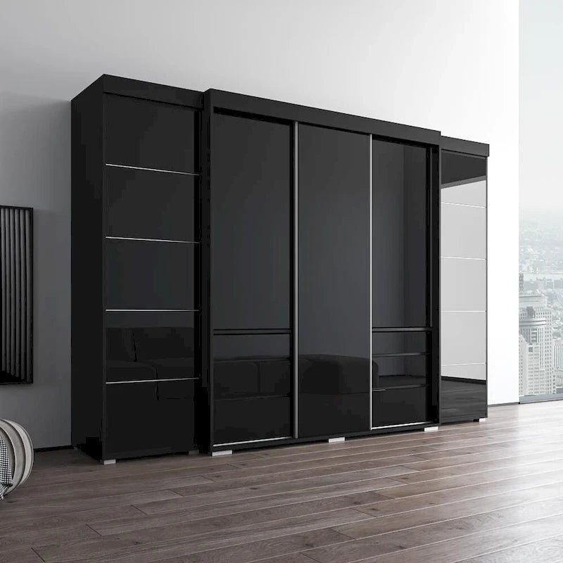 3D - Wardrobe - Black - Photo 3