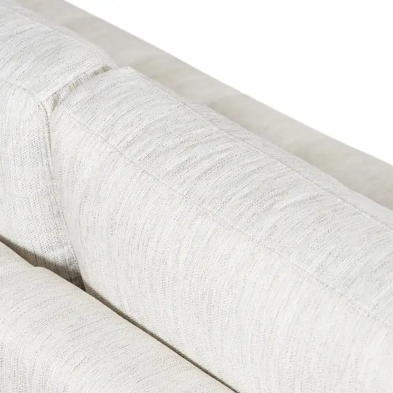 & Fabric 98" Corner Solid Wood Sectional Sofa - Photo 6