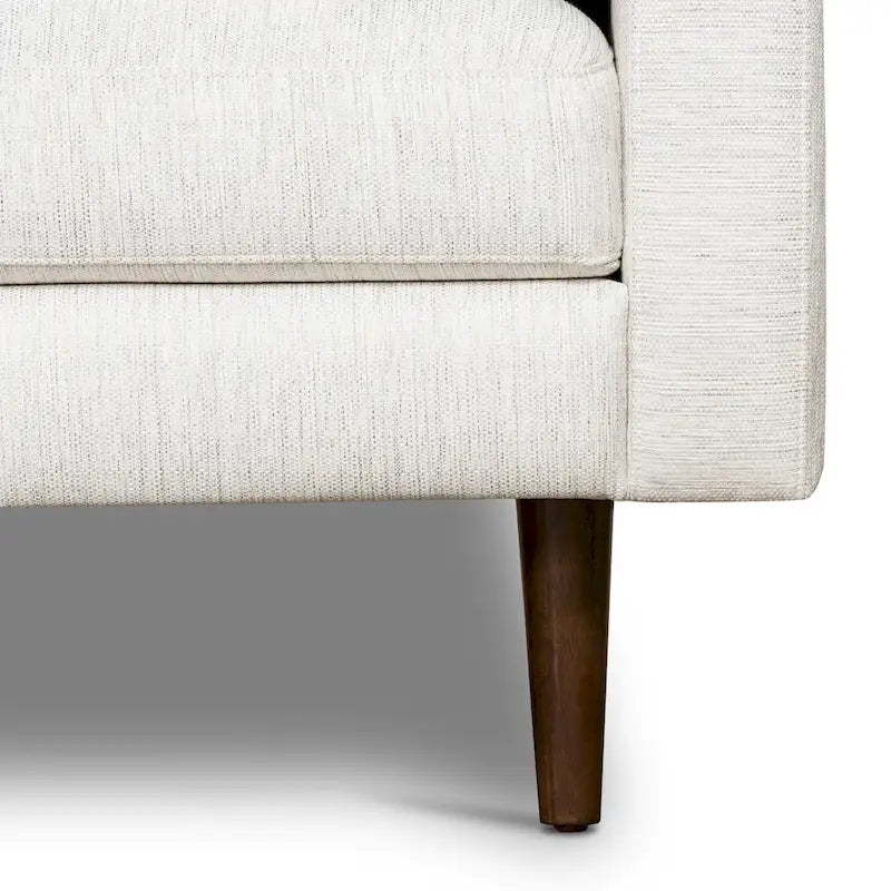 & Fabric 98" Corner Solid Wood Sectional Sofa - Photo 8