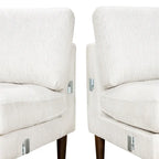 & Fabric 98" Corner Solid Wood Sectional Sofa - Photo 10