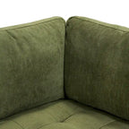 & Fabric 98" Corner Solid Wood Sectional Sofa - Photo 18