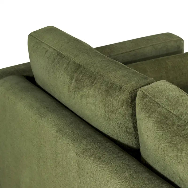 & Fabric 98" Corner Solid Wood Sectional Sofa - Photo 19