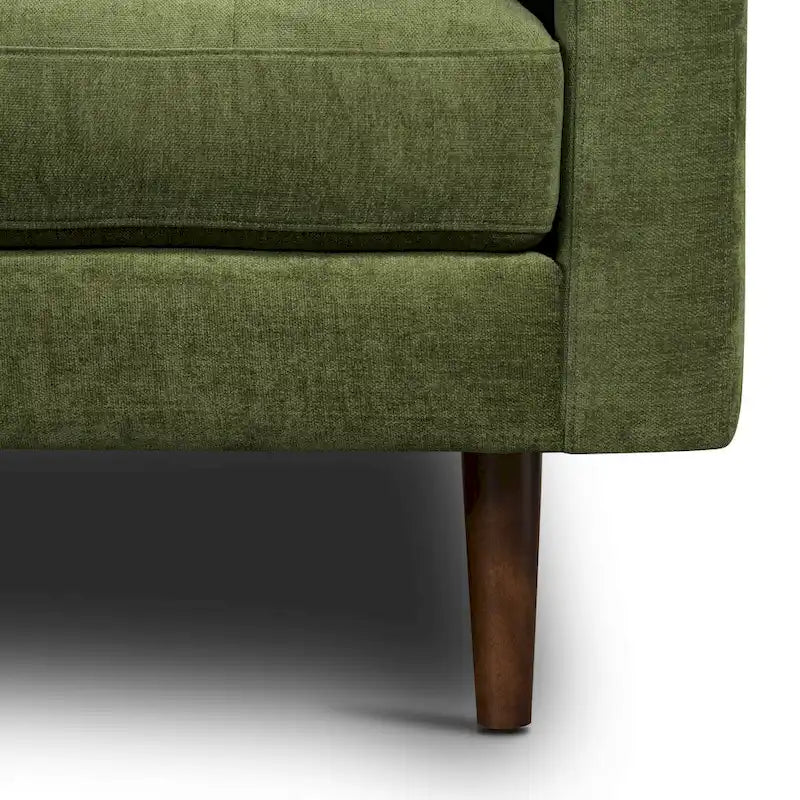 & Fabric 98" Corner Solid Wood Sectional Sofa - Photo 21