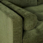 & Fabric 98" Corner Solid Wood Sectional Sofa - Photo 22