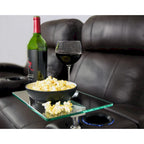 Octane Glass Swivel Table