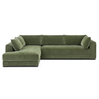 Corner Solid Wood Sectional - Bright Ash, Left Facing - Photo 2