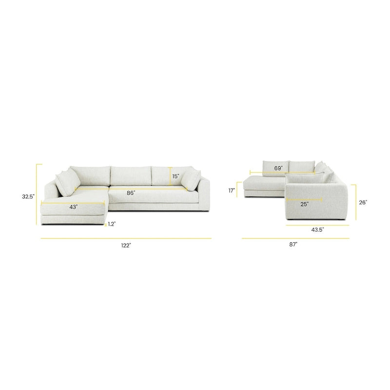 Corner Solid Wood Sectional - Photo 15