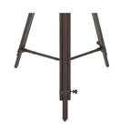 Casa Cortes Industrial Metal Round Clock Coffee Table