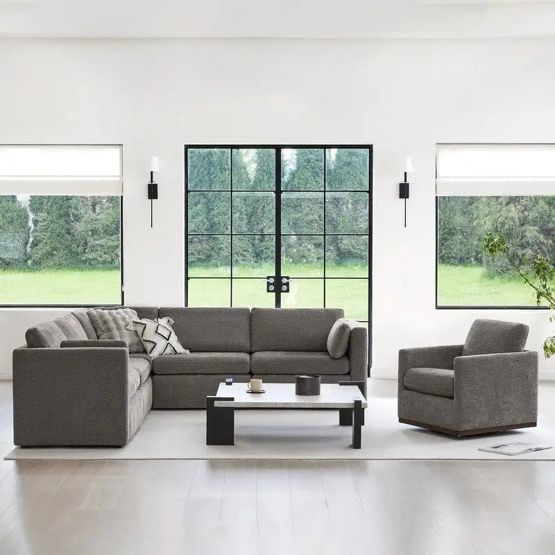 Celia Oversized Modular Sectional Fabric Sofa Set