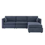 Celia Oversized Modular Sectional Fabric Sofa Set