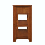 48 Solid Pine Wood Top Console Table with Drawers and Shelve