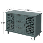 2 Door 3 Drawer Cabinet for Bedroom Living Room