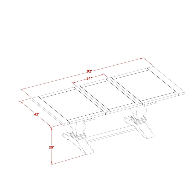 11 Walnut Dining Table Set - A Wooden Table And 10 Linen Fabric Upholstered Chairs(finish Options) - Photo 19
