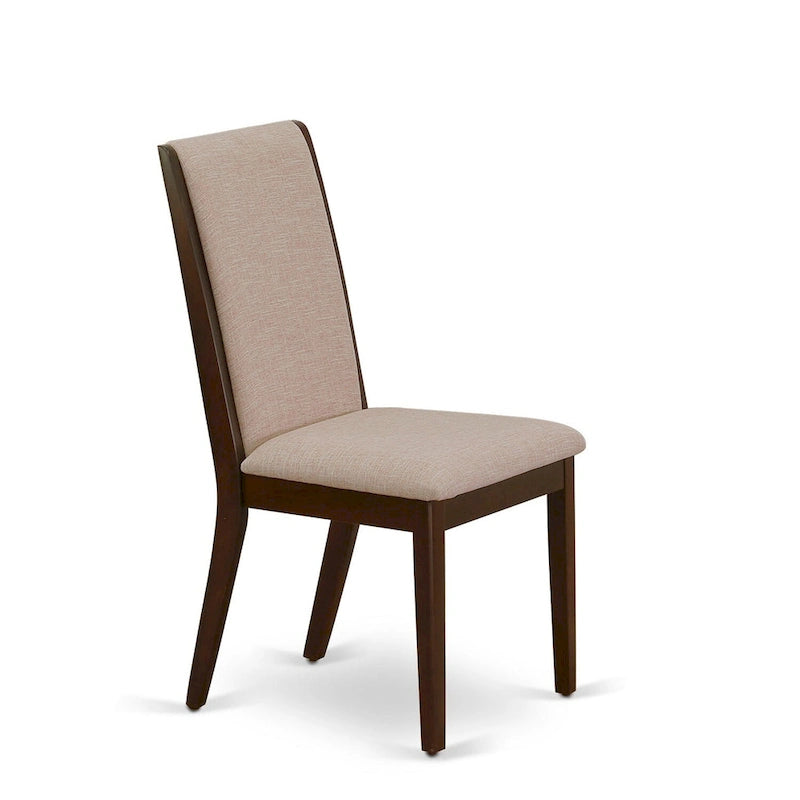 11 Walnut Dining Table Set - A Wooden Table And 10 Linen Fabric Upholstered Chairs(finish Options) - Photo 25