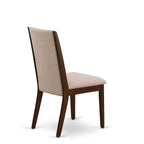 11 Walnut Dining Table Set - A Wooden Table And 10 Linen Fabric Upholstered Chairs(finish Options) - Photo 27