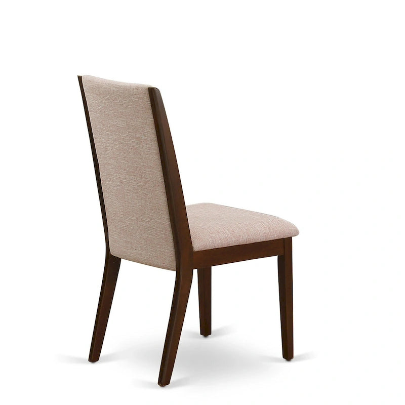 11 Walnut Dining Table Set - A Wooden Table And 10 Linen Fabric Upholstered Chairs(finish Options) - Photo 27