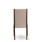 11 Walnut Dining Table Set - A Wooden Table And 10 Linen Fabric Upholstered Chairs(finish Options) - Photo 28