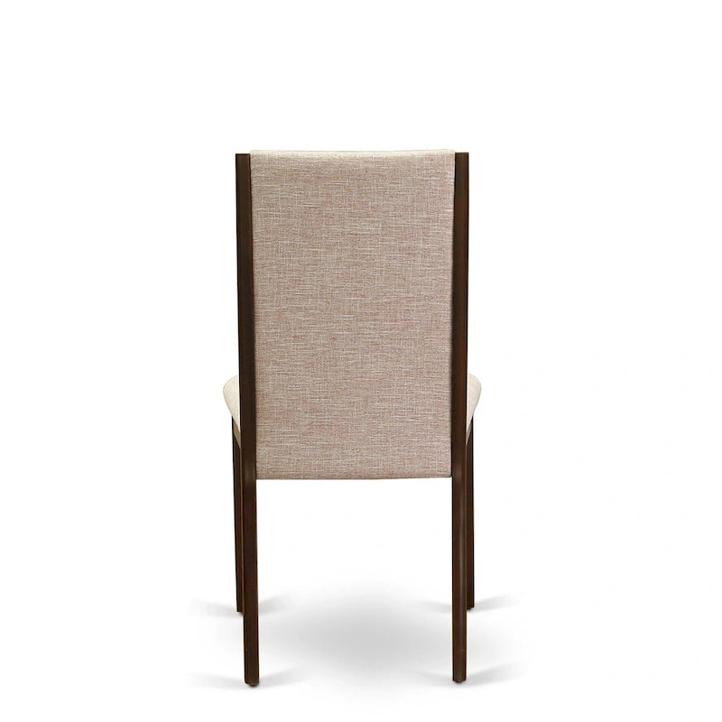 11 Walnut Dining Table Set - A Wooden Table And 10 Linen Fabric Upholstered Chairs(finish Options) - Photo 28