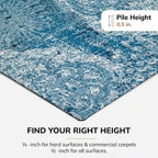 Jani 36 x 48 1/4 Rug'd Chair Mat