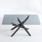 45.3 Glass Top Console Table - N/A