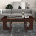 Contemporary Wood Rectangular Coffee Table