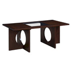 Contemporary Wood Rectangular Coffee Table
