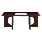 Contemporary Wood Rectangular Coffee Table